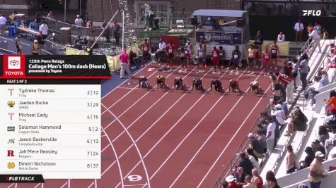 Men's 100m, Finals 2