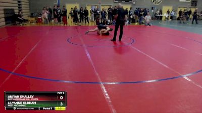 126G Semifinal - Aniyah Smalley, East Anchorage High School vs Lilyanne Oldham, West Anchorage