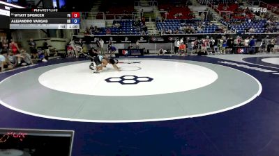 120 lbs Champ. Rd Of 64 - Wyatt Spencer, PA vs Alejandro Vargas, OR