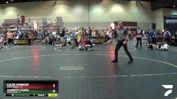 110 lbs Round 3 (4 Team) - Alberto Chapa, Alpha Elite vs Caleb Morrow, Death Squad