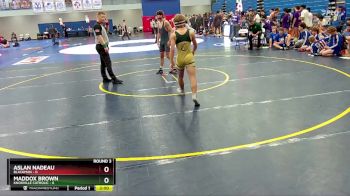 132 lbs Round 3 (4 Team) - Aslan Nadeau, Blackman vs Maddox Brown, Knoxville Catholic