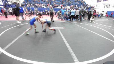 52 lbs Consi Of 8 #1 - Cutter Bledsoe, Woodland Wrestling Club vs Oaklee Stone, Piedmont