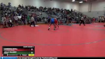 195 lbs Champ. Round 2 - Jesus Valadez, Center vs Cameron Small, Glenwood Springs