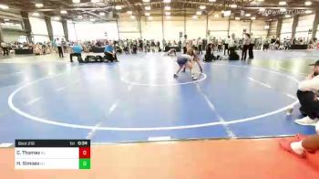 120 lbs Consi Of 16 #1 - Carly Thomas, AL vs Hannah Simoes, NY