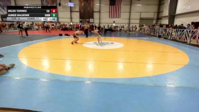 126 lbs Rr Rnd 3 - Miles Torres, The Asylum Black vs James Nalbone, Hammer Wrestling Club