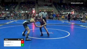 110 lbs Prelims - Braxton England, Henryetta Knights WC vs Auston Eudaly, Bear Cave