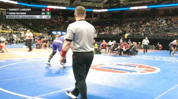 215 Class 4 lbs Champ. Round 1 - Kobe Rhymes, North Kansas City vs Barrett Lawless, Lee`s Summit North
