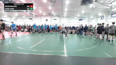 96 lbs Consi Of 4 - Jacob Ralston, Ohio Gold-HS vs Jaden Uhde, Revival-HS