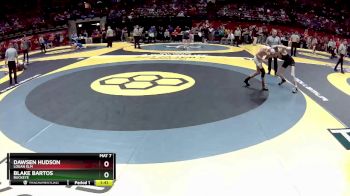 D2-113 lbs Quarterfinal - Blake Bartos, Buckeye vs Dawsen Hudson, Logan Elm