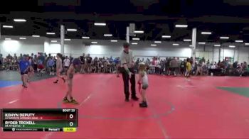 48 lbs Round 6 (8 Team) - Kohyn Deputy, U2 Upstate Uprising Gold vs Ryder Troxell, 84 Athletes