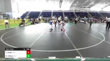 130 lbs Semifinal - Treygan Jones, Western Slope Elite vs Max Tafoya, Chaparral WC