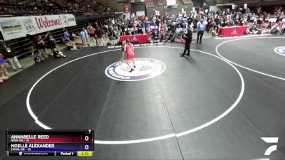 145 lbs Placement Matches (16 Team) - Annabelle Reed, IEWA-GR vs Noelle Alexander, CMWA-GR