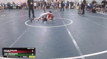 80 lbs Champ. Round 1 - Dylan Phillips, Laingsburg vs Cam Whitehead, Alber Athletics WC