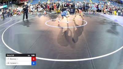 106 lbs Rnd Of 32 - Tylie Ramos, TX vs Morgan Hyland, PA