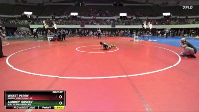 National 6-8 75 Quarterfinal - Aubrey Huskey, Bull Island Grappling vs Wyatt Perry, Grizzly Wrestling Club