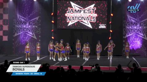 Famous Superstars - ROYALS [2025 L1 Youth - D2 - Small - B Day 1] 2025 JAMfest Cheer Super Nationals