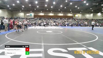 157 lbs Consi Of 32 #1 - Paolo Espinosa McLennan, Sherwood High School vs Jobany Macias, Wapato