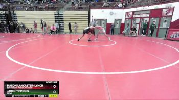 165 lbs Champ. Round 2 - Mason Lancaster-lynch, Southport Wrestling Club vs Jaxen Timmons, DBWC