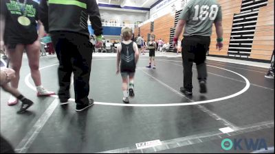 43 lbs Quarterfinal - Malakai King, OKC Saints Wrestling vs Maddox Wilson, Shelton Wrestling Academy