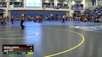 285 lbs Quarterfinal - Adam West, PERKINS vs Michael Cannings, CENTRAL CATHOLIC