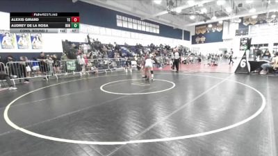 110 lbs Cons. Round 2 - Alexis Girard, Temescal Canyon vs Audrey De La Rosa, Bonita