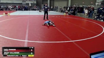 55 lbs Semifinal - Brody Gallagher, Blaine vs Tate Johnson, Becker