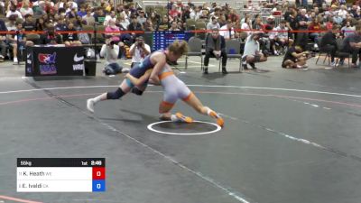 55 kg Rnd Of 16 - Katherine Heath, Wildcat Elite vs Elena Ivaldi, California