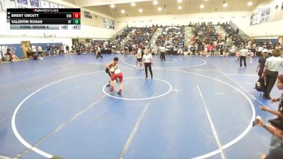 138 lbs Cons. Round 4 - Brent Orcutt, Unattached vs Valentin Rosas, North Torrance