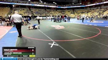 135 Class 2 lbs Semifinal - Bailey Bridges, Francis Howell vs Annelise Obermark, Washington
