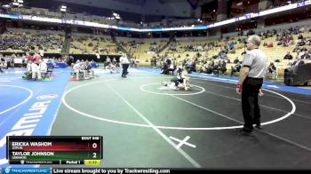 135 Class 2 lbs Cons. Round 3 - Ericka Washom, Joplin vs Taylor Johnson, Lebanon