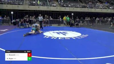 171 lbs Quarterfinal - Ian Wysocki, Hanover, PA vs Aiden Ryan, Virginia Beach, VA