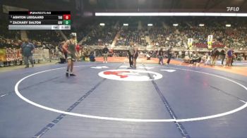 4A-144 lbs Champ. Round 1 - Ashton Leegaard, Thunder Basin vs Zachary Dalton, Green River