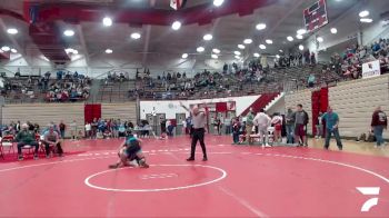 160 lbs Cons. Round 3 - Carson Nine, Wawasee vs Malachi Dubois, Spartans