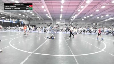 60 lbs Rr Rnd 3 - Carlito Perez, Ragin Raisins Concord ES vs Jackson Claycomb, Revival Black
