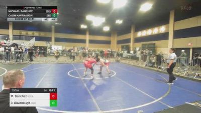 132 lbs Consi Of 32 #1 - Michael Sanchez, SoCal Grappling Club vs Calin Kavanaugh, Knights WC