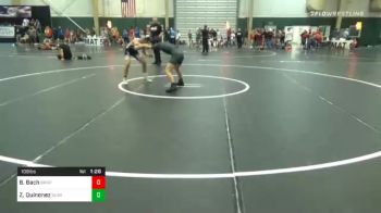 108 lbs Semifinal - Brayden Bach, Broomfield vs Zaidyn Quinonez, Bear Cave