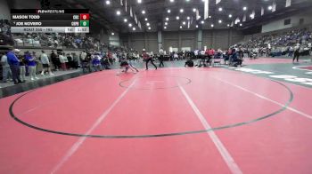 165 lbs Champ. Round 1 - Mason Todd, Christian Brothers College vs Joe Novero, Creighton Prep