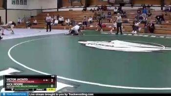 149 lbs 1st Place Match - Victor Jacinto, Clackamas Community College vs Nick Moore, Southwestern Oregon Community College