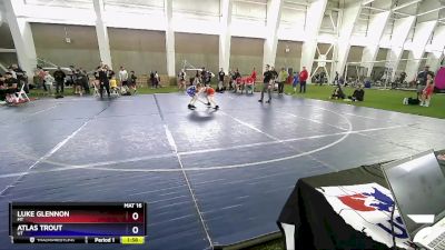 74 lbs Cons. Round 1 - Luke Glennon, MT vs Atlas Trout, UT