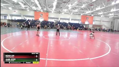 141 lbs Quarterfinal - Gabe Goss, Oswego State vs Noah Lim, Wesleyan (CT)