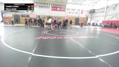 235 lbs Semifinal - Bella Glenn, Willits vs Daniela Gomez, James Logan High School