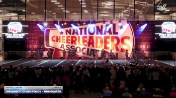 University Cheer Force - Mini Quakes [2026 L1 Mini Day 1] 2026 NCA Roseville Showdown