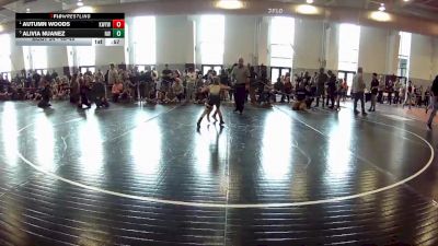 46-49 lbs Semifinal - Autumn Woods, King William Youth Wrestling vs Alivia Nuanez, Nova WC