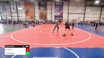 220 lbs Consi Of 8 #1 - Jett Swain, UT vs James Bankston, NC