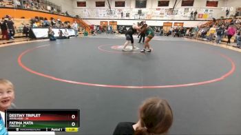 235 lbs Semifinal - Fatima Mata, Pinedale vs Destiny Triplet, DouglasSD