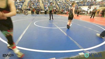 90 lbs Quarterfinal - Waylon Bryant, Blackwell Wrestling Club vs Henry Hibdon, Barnsdall Youth Wrestling