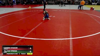 57 lbs Champ. Round 1 - Tillman Stroud, Edina vs Camden Stancer, Rogers