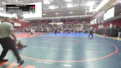 108 lbs Cons. Round 3 - Cameron Shirazi, Dela Salle vs Xzavier Solis, Jesse Bethel