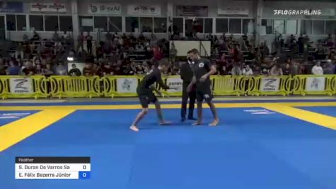 Silvio Duran De Varros Sarai vs Esdras Félix Bezerra Júnior 2021 Pan IBJJF Jiu-Jitsu No-Gi Championship