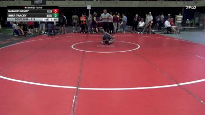 111 lbs Quarterfinal - Natalie Handy, Glenville vs Shea Tracey, Manasquan